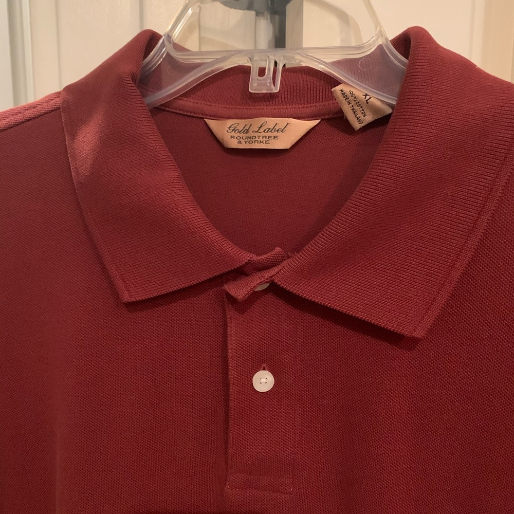 Men’s RoundTree & Yorke Polo- Maroon